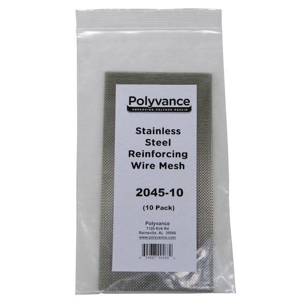 Polyvance Reinforcing Wire Mesh, stainless steel, 10PK 2045-10 - main
